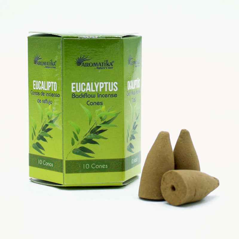 Eucalipto – Conos de Incienso de Reflujo Orgánico para Relajación y Aromaterapia - BOIRA SHOP